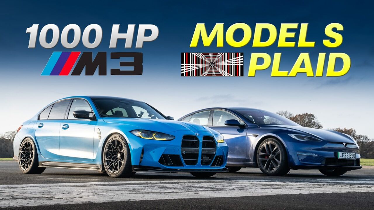 直线加速赛:BMW M3 vs 特斯拉 Model S Plaid,谁更胜一筹?