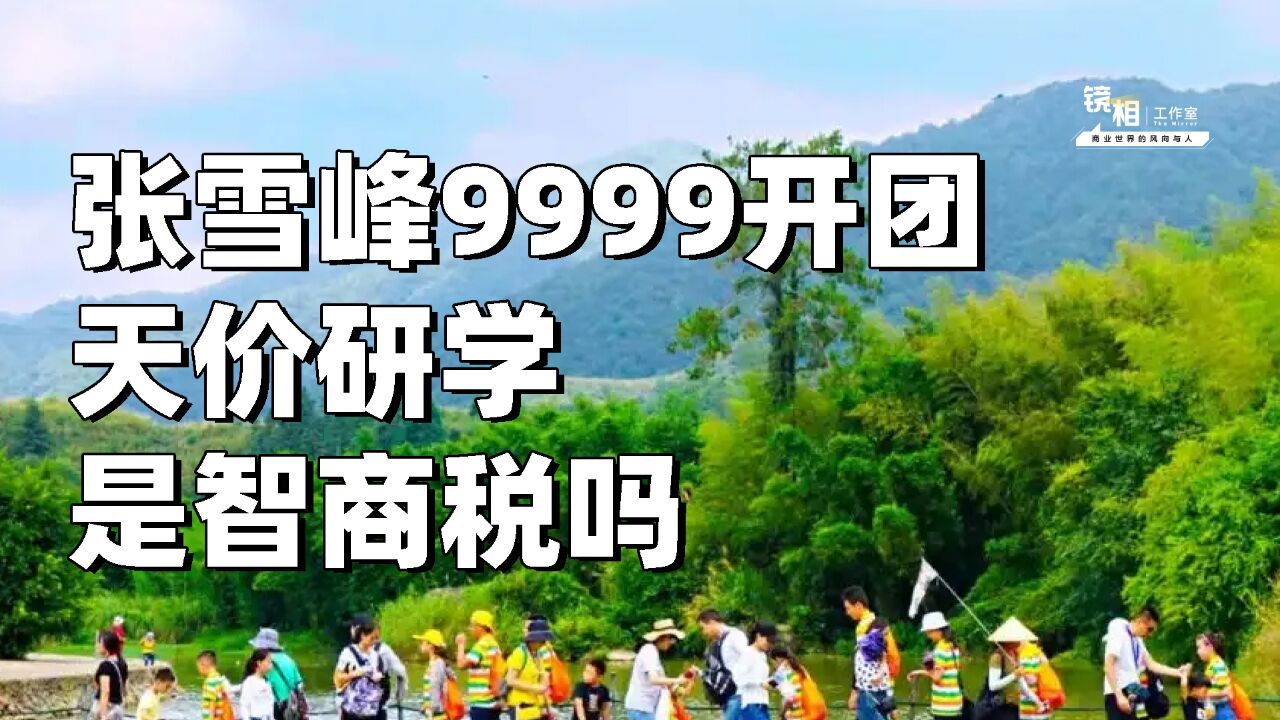 张雪峰9999开团,海外研学破10万,天价研学是智商税吗