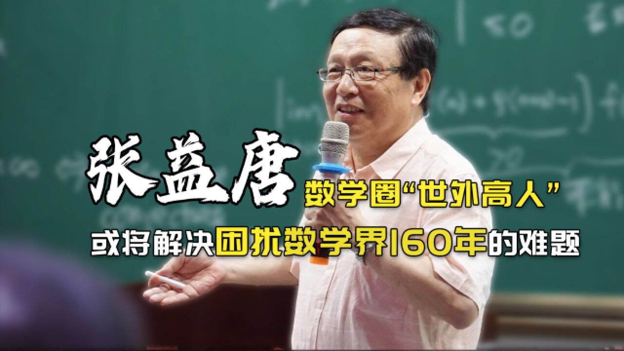 被称为数学圈“世外高人”的张益唐,练就了多少“数”林秘籍?