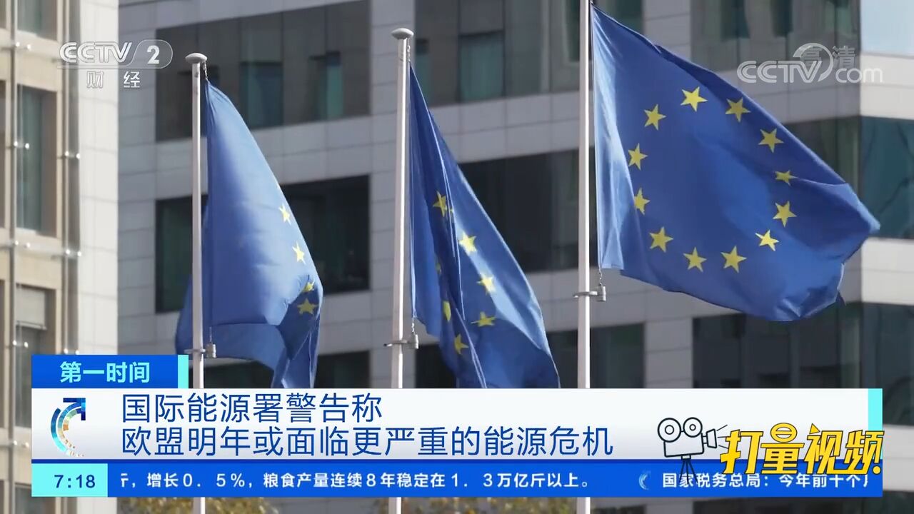 国际能源署警告称欧盟明年或面临更严重的能源危机