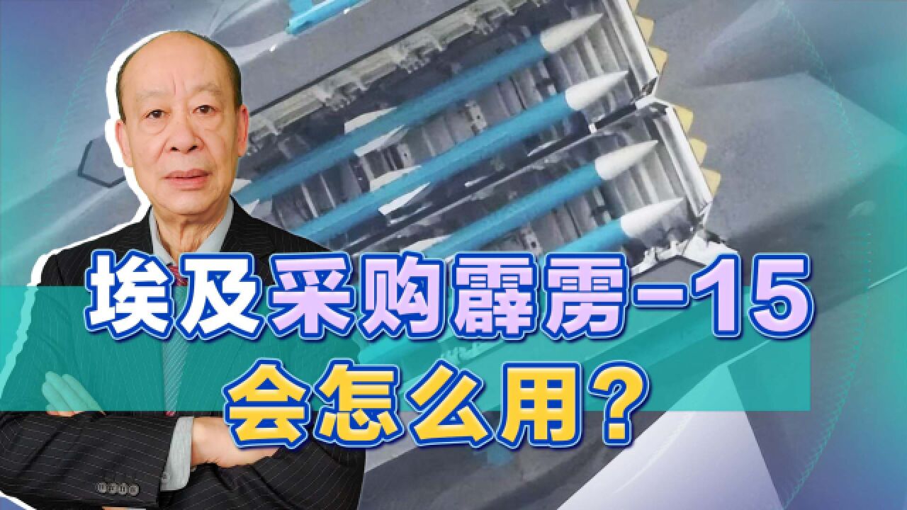 埃及购买大批霹雳15中远程空空导弹,却不买中国战机,这个有意思