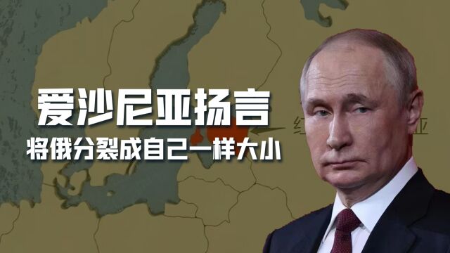 爱沙尼亚扬言:俄罗斯是世界隐患,分裂成小国,欧洲才能高枕无忧