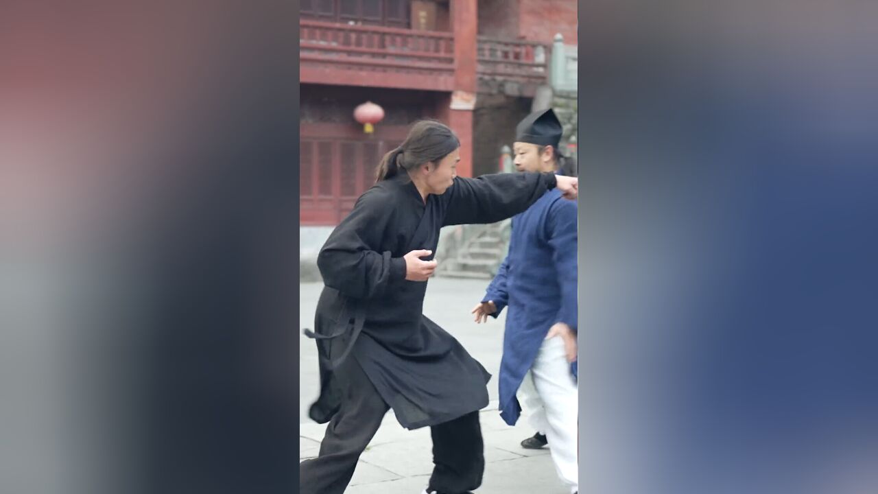 武当道长陈师行展示伏虎拳!这就是神秘的道家功夫!