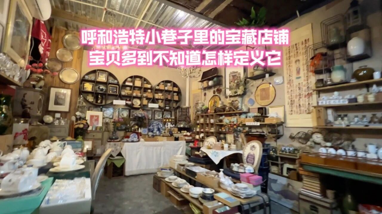 呼市小巷子里的宝藏店铺,宝贝多到不知道怎样定义它