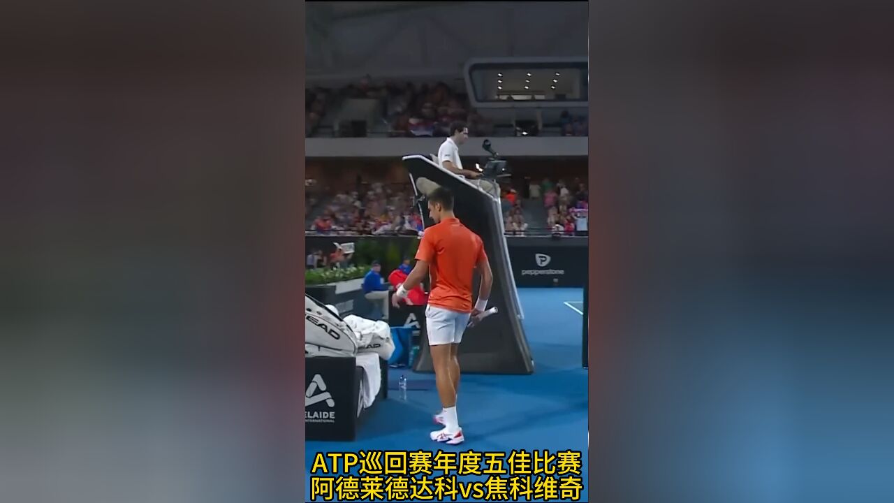 ATP巡回赛年度五佳比赛(4)阿德莱德达科vs焦科维奇