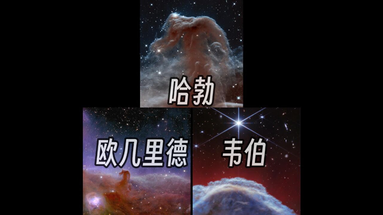 这三个马头星云的照片,你喜欢哪个