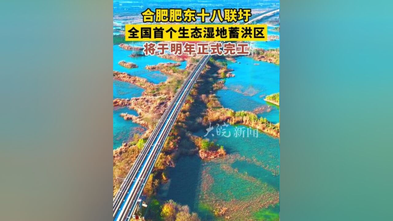 ...将于明年正式完工 洪水来袭时,能当蓄洪“大水缸”;平常年份里,能做生态“净化器”,两年前,合肥肥东十八联圩四期工程生态湿地蓄洪区项目开工...