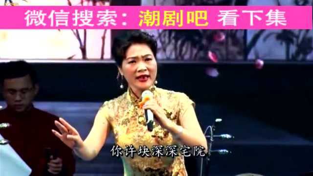 国家一级演员余琼莹老师登台演唱潮剧青衣名段,韵味浓浓!