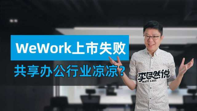 WeWork上市失败,共享办公行业凉凉?【李自然说】