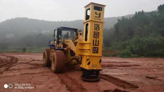 液压夯实机 高速液压夯实机洛邑山岛液压夯操作方式!