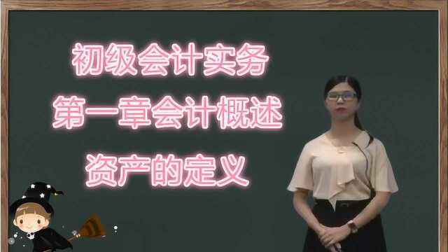 2020年初级会计实务,第一章第三节会计要素,资产的定义