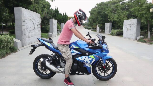 豪爵铃木GSX250R,国产250级别跑车中,颜值最高,但是动力一般