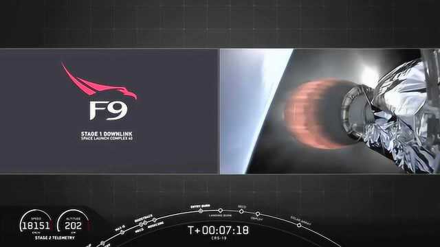 又一奇迹!SpaceX火箭回收再创新纪录 第46次成功回收助推器