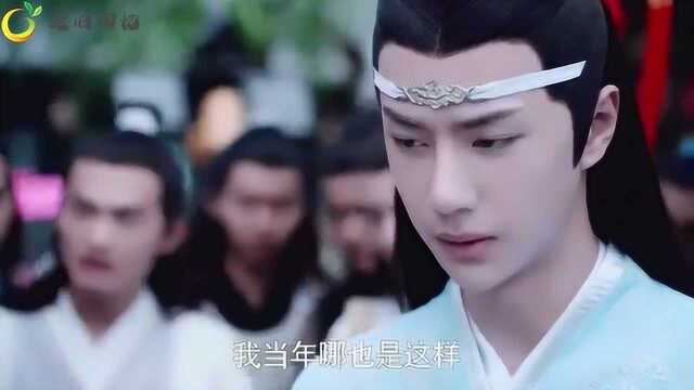 陈情令:蓝湛生的好容颜,街上的女子投来钦慕的眼神