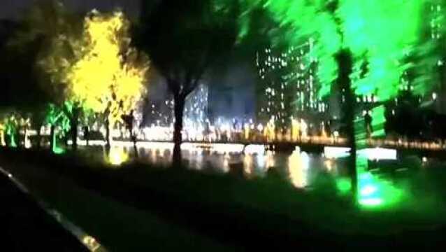 淮安里运河夜景风光带