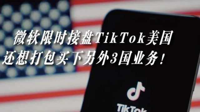 字节跳动同意剥离美国业务,或由微软接管?为何TikTok成了眼中钉?