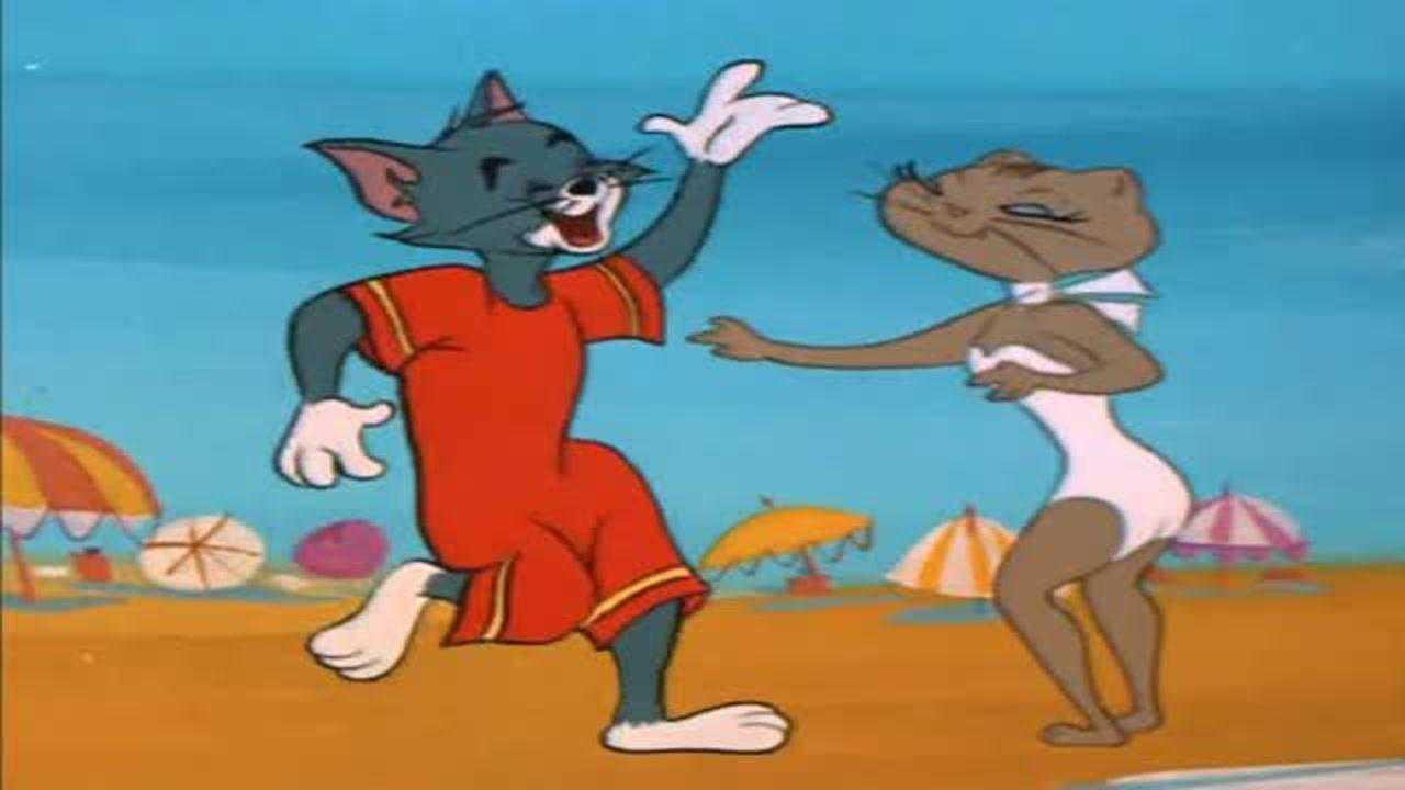 猫和老鼠杰瑞和香蕉皮跳舞好欢乐