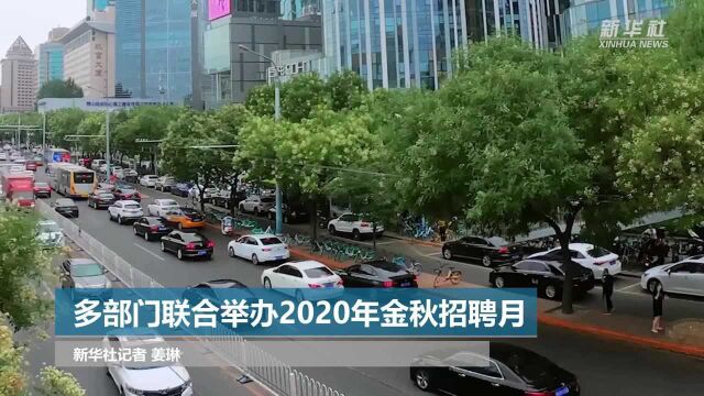 多部门联合举办2020年金秋招聘月