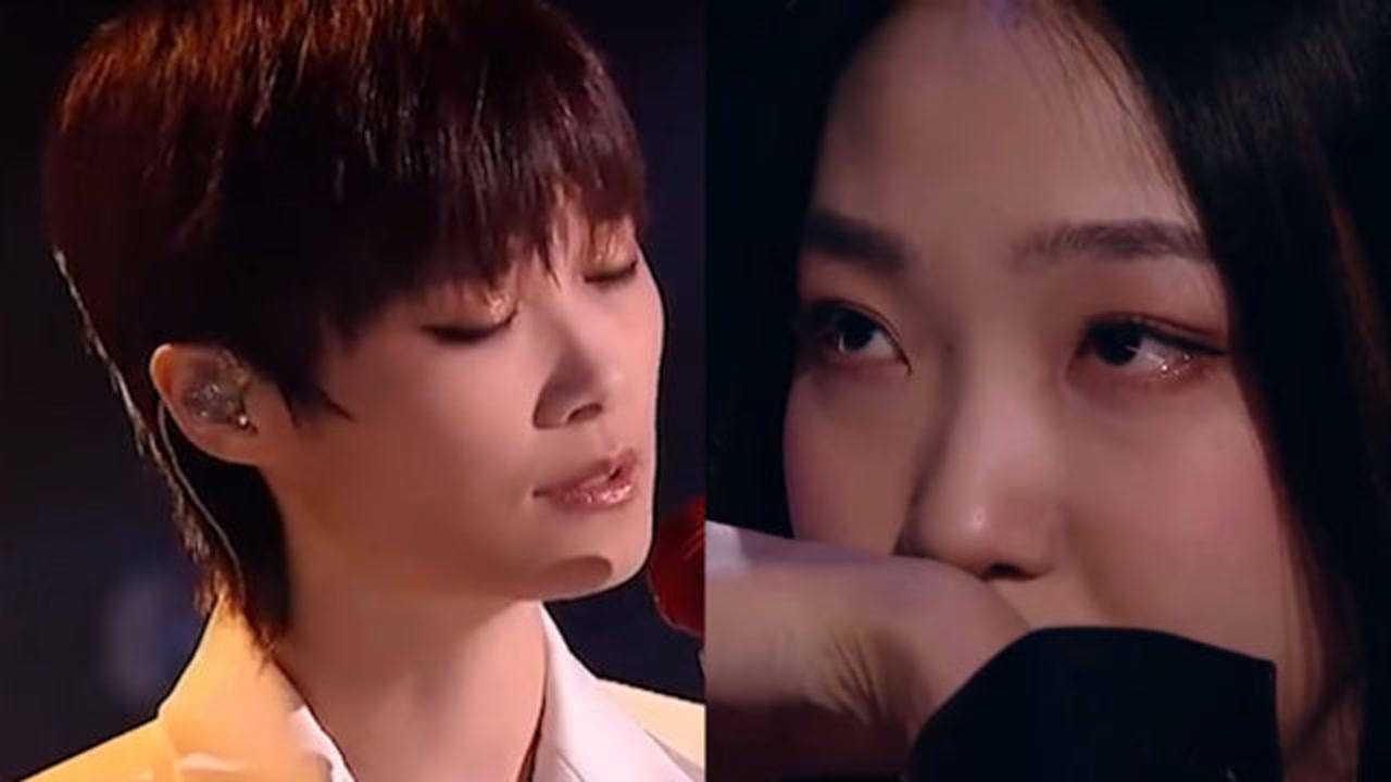 李宇春为战队拉票献唱那女孩对我说学员潘虹听后感动落泪