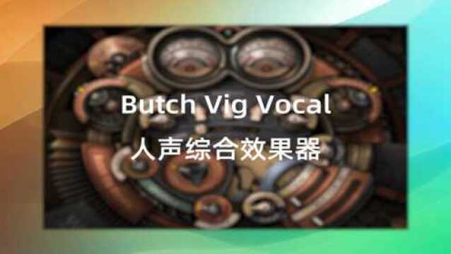 WAVES效果器:Butch Vig Vocal