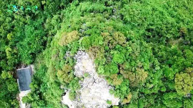 陡峭山顶:无人机发现个古怪的小伙,看到无人机靠近形迹可疑