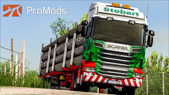 欧洲卡车模拟2:英国EddieStobart公司涂装斯堪尼亚R500