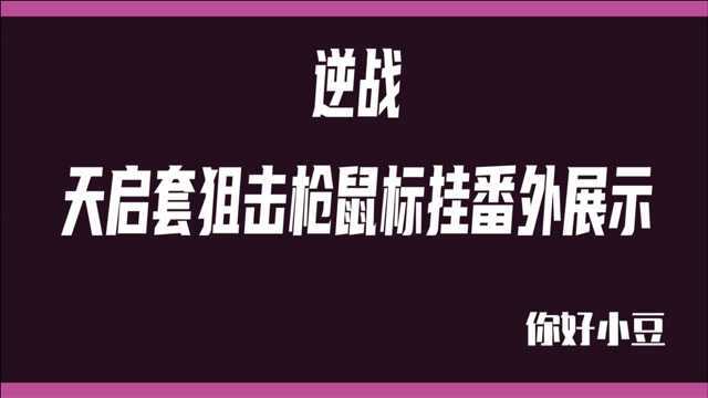 逆战:天启套狙击枪鼠标挂番外