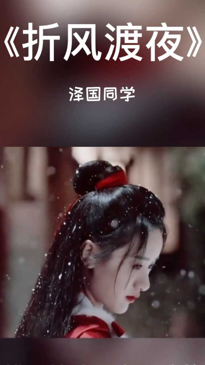 《折风渡夜》dj完整版#泽国同学_腾讯视频