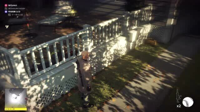 HITman2:夕阳小镇无双模式开启见一个就放到一个