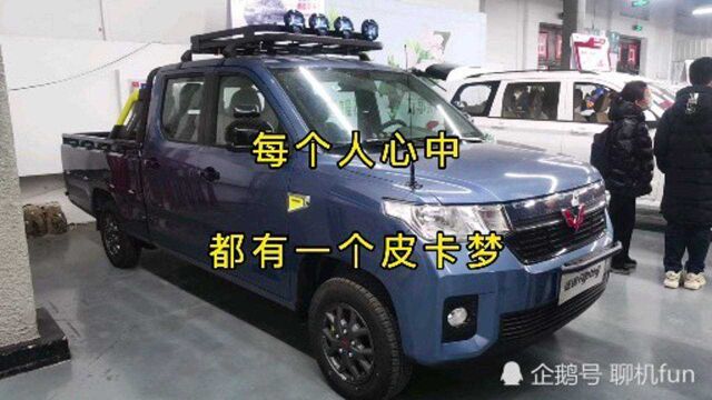 国产又一神车,五菱皮卡,2021沈阳春季车展