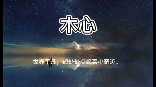 木心:“世界平凡,却处处点缀着小奇迹.”