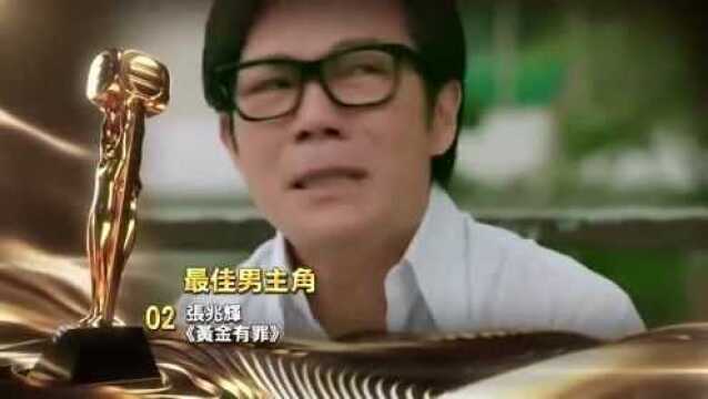 香港万千星辉颁奖典礼,最佳男主角提名名单,都是帅哥!