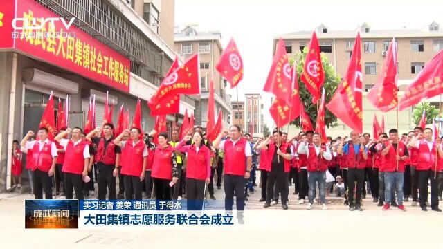 大田集镇志愿服务联合会成立