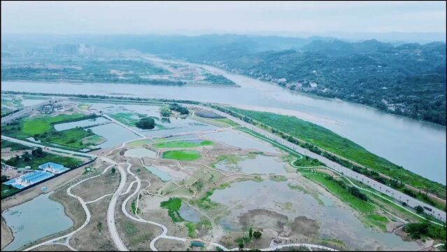 成眉同城化发展必经之地,彭山五湖四海建设状况