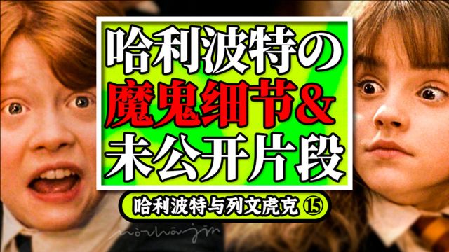 【盘点】哈利波特的魔鬼细节和未公开片段