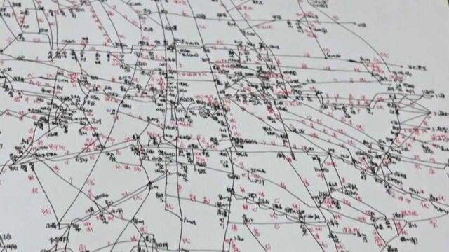 列车长2小时画出中国铁路网