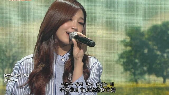 遥望着蔚蓝的天空!160429 Apink 郑恩地《Hopefully Sky》高清舞台 中韩双字