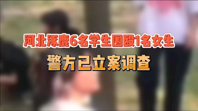 河北6名学生围殴1名女生涿鹿县公安局已对该事件立案