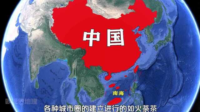 北京扩张有多猛?中国唯一的7环城市,环线面积比台湾岛还大