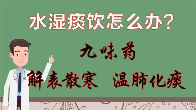 古名医张仲景如何调理水湿痰饮?九味药解表散寒、温肺化痰