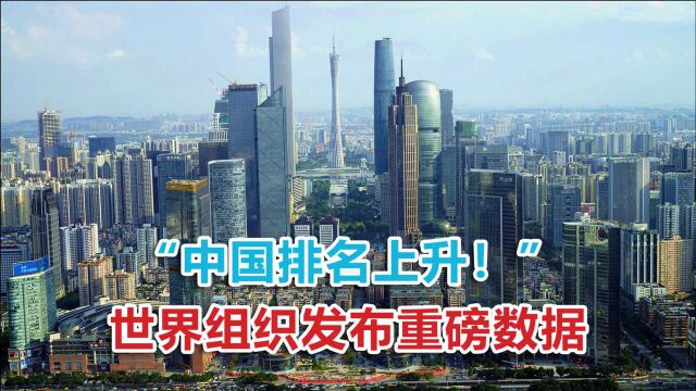 “中国排名上升!”世界组织发布重磅数据,排名第一国家令人意外