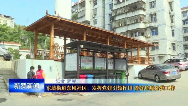 东城街道东风社区:发挥党建引领作用 做好垃圾分类工作