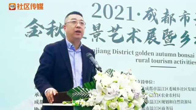 这个周末 相约温江赏盆景啦!2021温江区金秋盆景艺术展暨乡村旅游季活动开幕