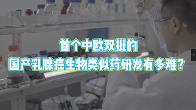 国产乳腺癌生物类似药研发有多难?