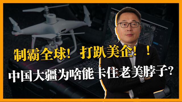 霸占80%全球市场,中国的“无人机之王”,凭什么敢跟美国硬碰硬?