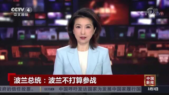 波兰总统:波兰不打算参战