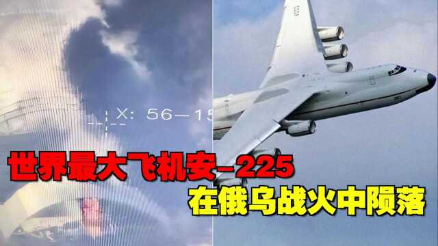 令人惋惜!世界最大运输机安225被摧毁!俄乌双方谁的嫌疑最大