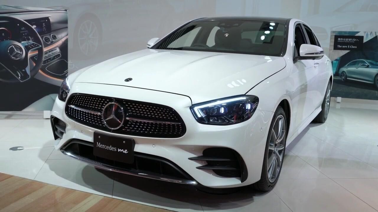 高清实拍2022款奔驰e300 sport,实车太漂亮了!