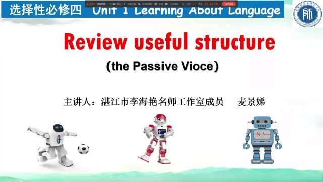 选择性必修四Unit 1 Review useful structure