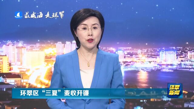 威海市环翠区“三夏”麦收开镰